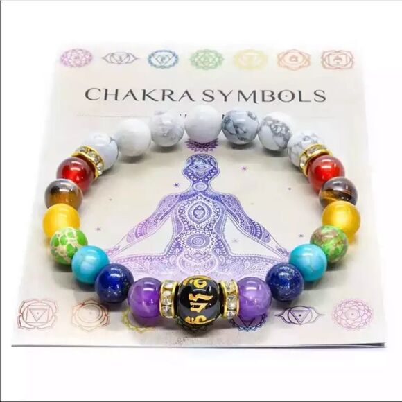 NEW 7 Chakra Healing Bracelet - Picture 1 of 5